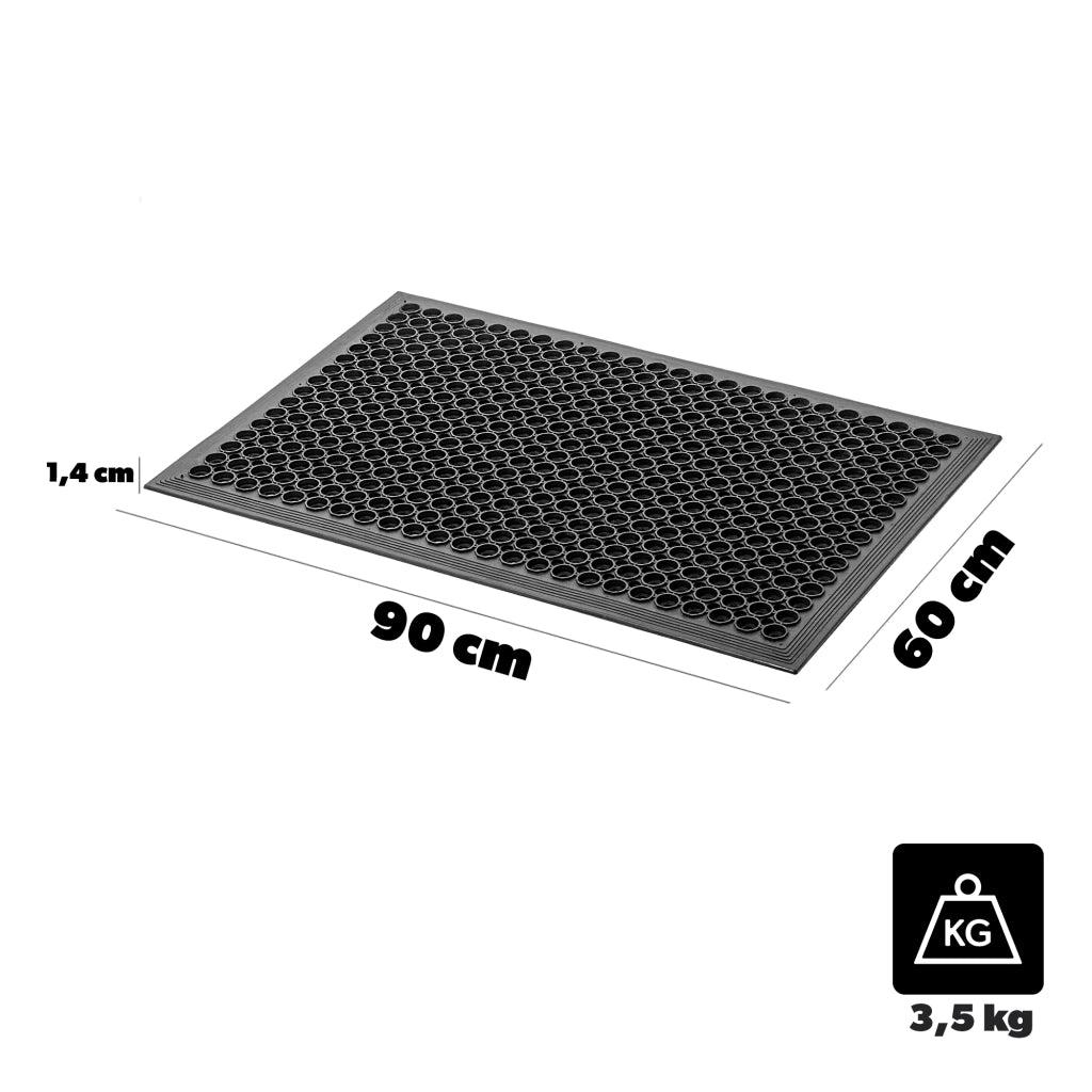 Zerbino d'ingresso universale KADAX 60x90cm con rampa