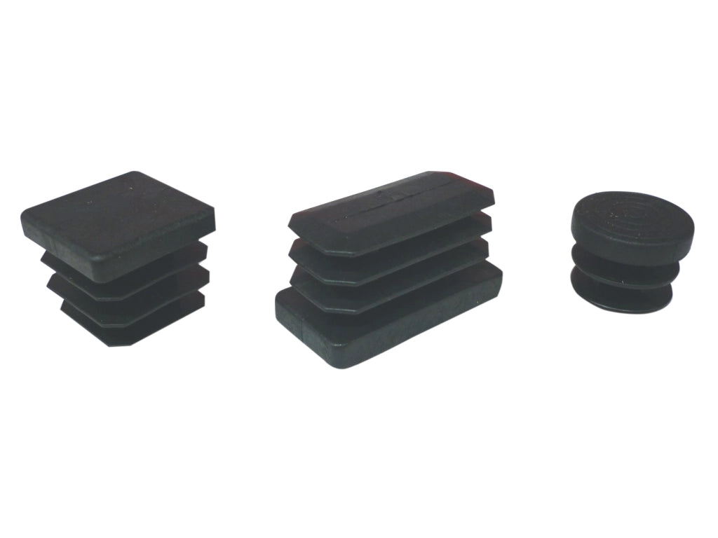 PUNTALE ALETTATO QUADRATO 40X40 MM PLAST NERO*- 200,0 pz