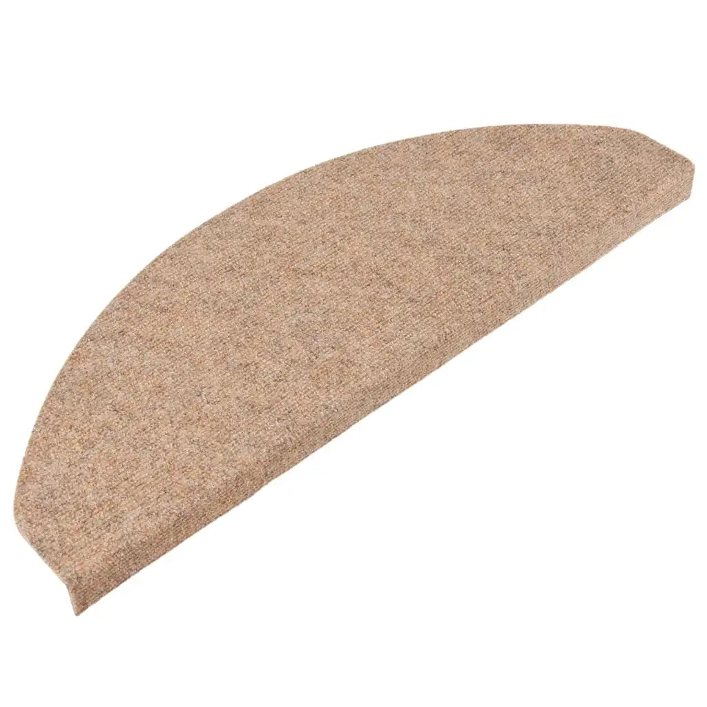 Tappetini Autoadesivi per Scale 30 pz Beige 65x22,5x3,5 cm 3365897