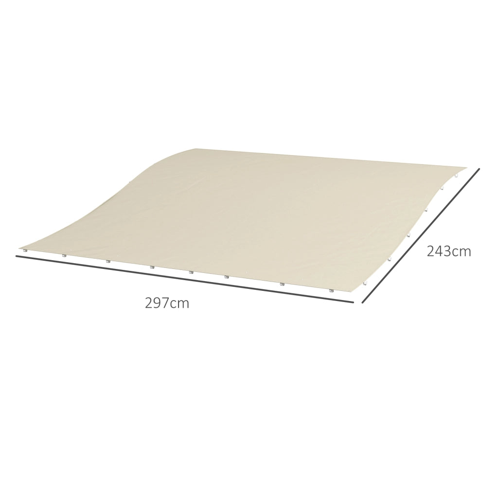 Tenda da sole ¨C Minimal ¨C Beige 297x243 cm