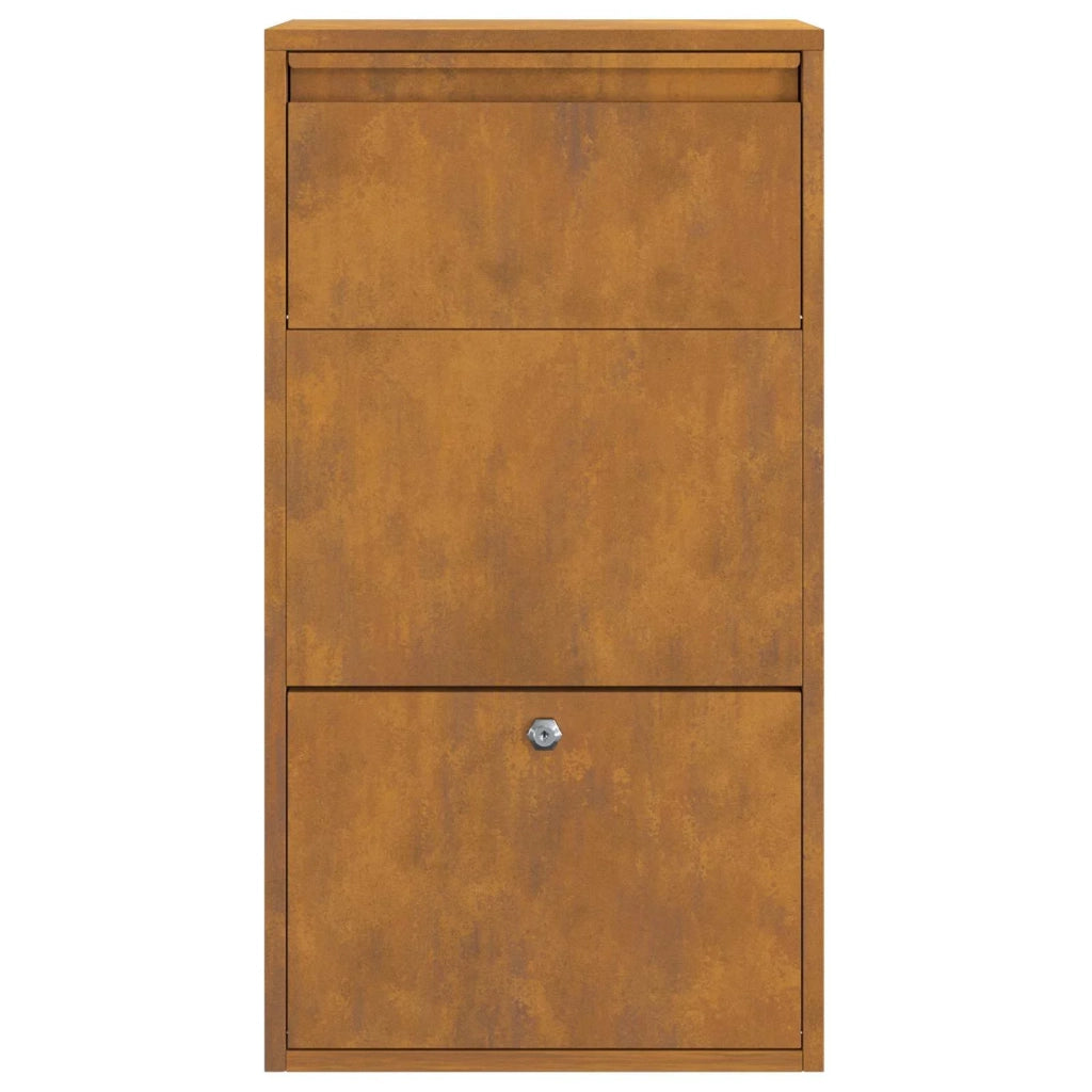 Cassetta per pacchi con archiviazione Ruggine 44 x 22 x 82 cm 874925