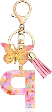 Sleutello personalizzato con farfalla - Regali di compleanno per donna