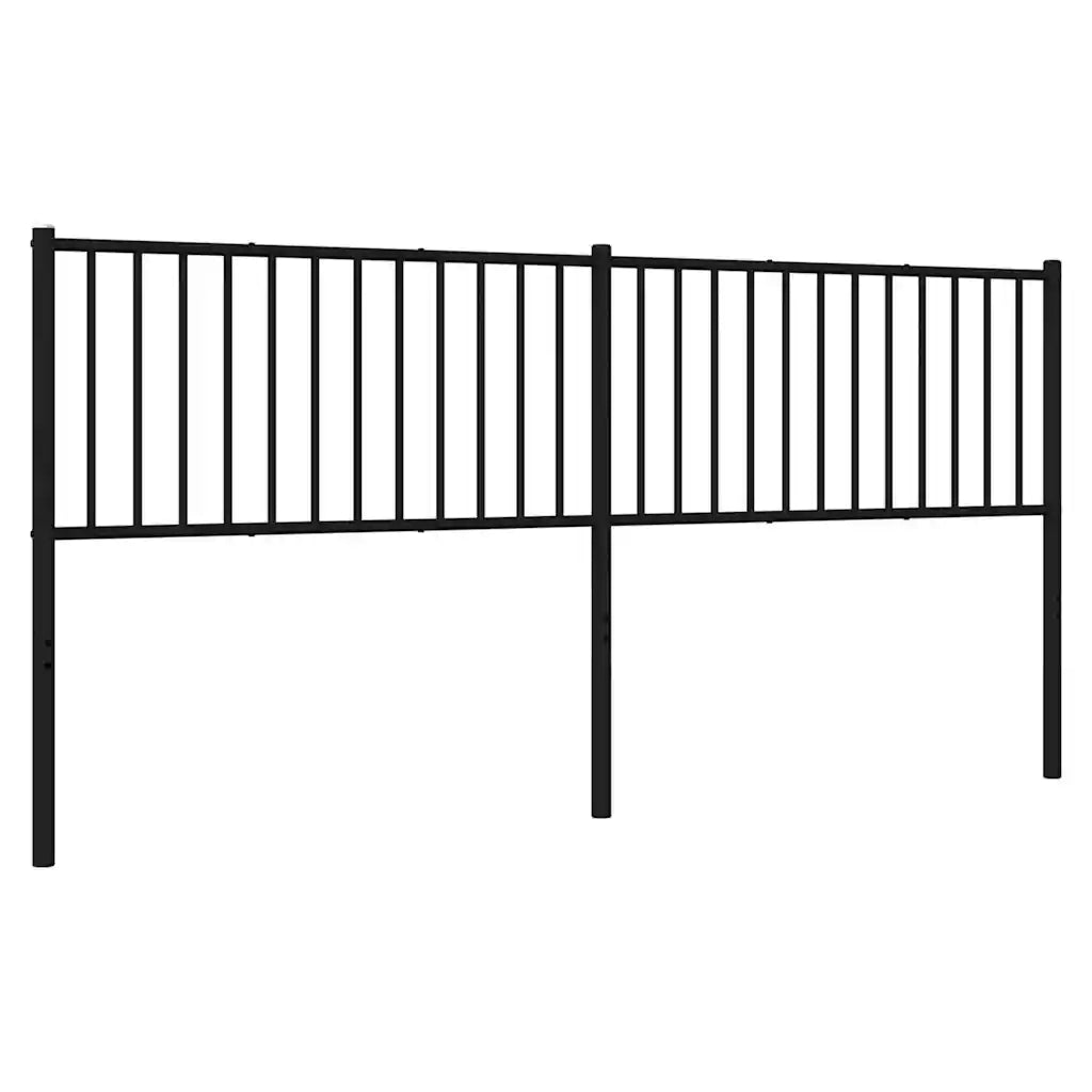 Testiera di Ricambio in Metallo Nero 200 cm 350902