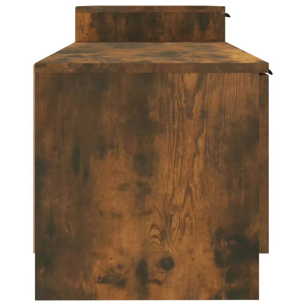 Mobile TV-Credenza per TV-Console TV Rovere Fumo 158,5x36x45 cm in Legno Multistrato