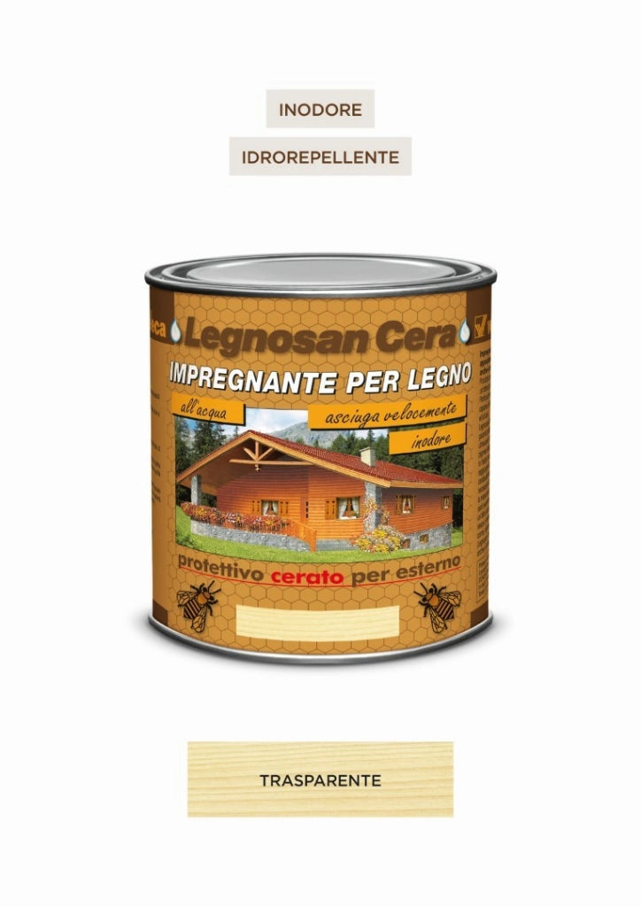 Legnosan Cera Trasparente Ml 750 Veleca - Veleca