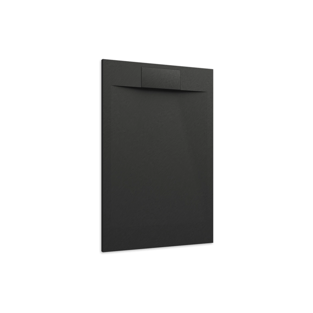Piatto doccia 70x90 effetto pietra colore nero | Cosmos