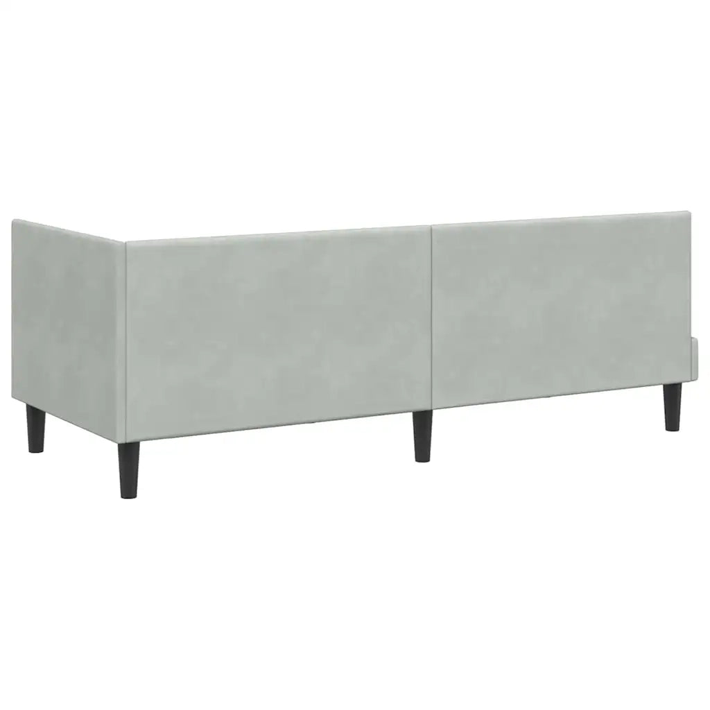 Cornice del letto ad angolo Grigio chiaro 80 cm x 200 cm 42016408