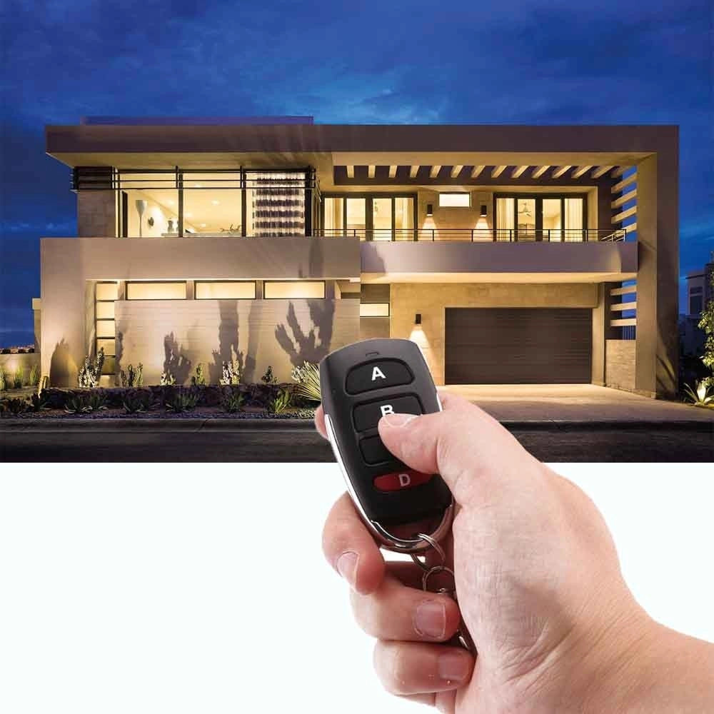 Trade Shop - Telecomando Cancello Duplicatore Codici Code Universale 4 Canali Frequenza 433 -