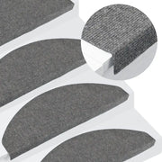Tappetini Autoadesivi per Scale 30 pz Grigi 65x22,5x3,5 cm 3365912