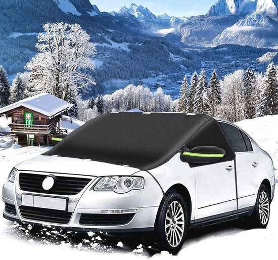 Copertura universale per parabrezza auto - Impermeabile, magnetica e antivento 255 x 114 cm