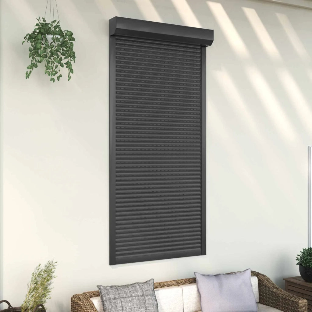 Persiana a rullo Antracite 100 x 210 cm Alluminio e poliuretano 42047068