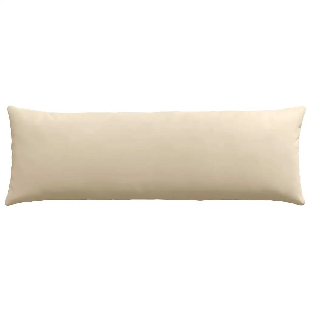 Cuscini da Divano 2 pcs Crema 120 x 40 cm Tessuto 42013815