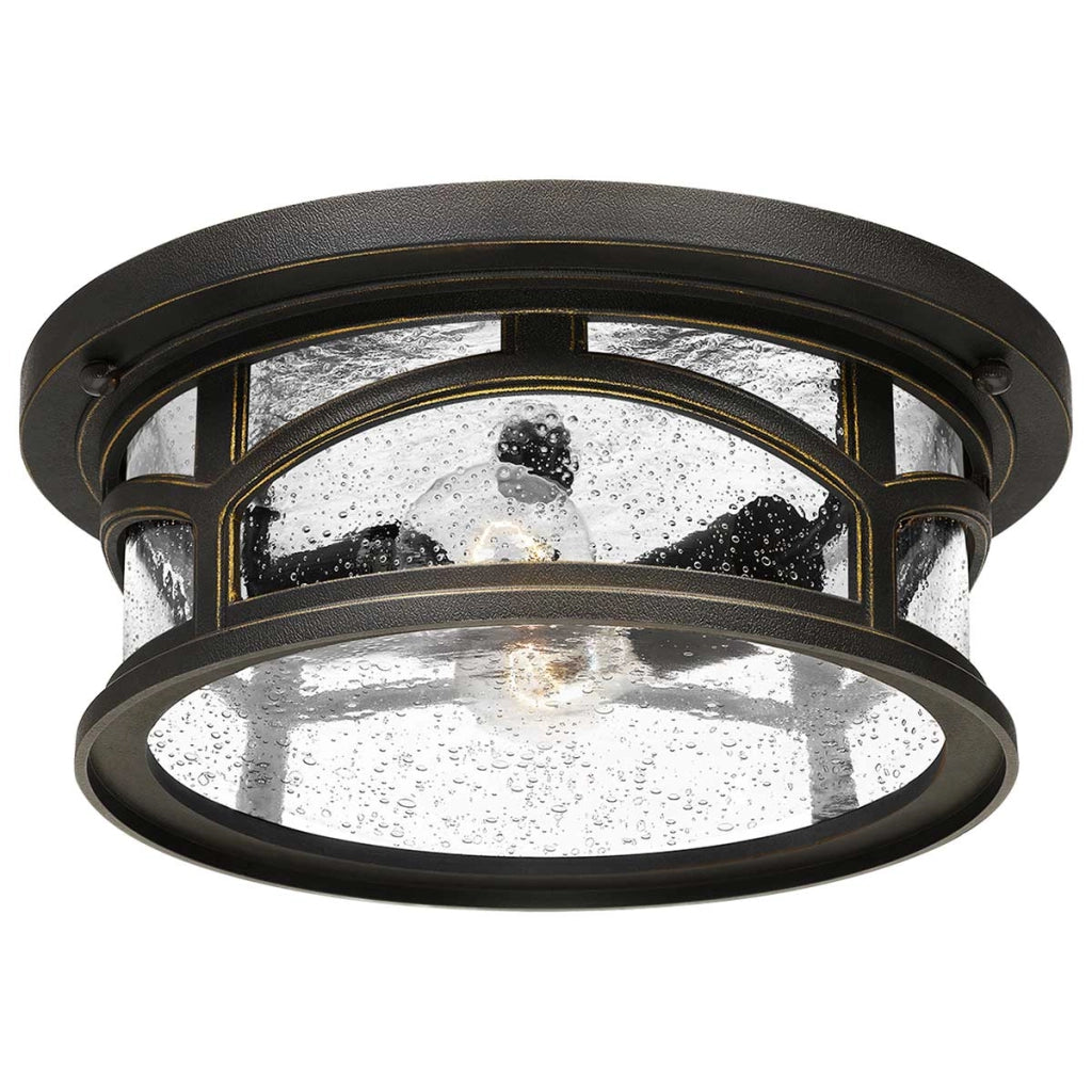 Plafoniera esterna Quoizel Marblehead bronzo E27 2x60W IP44