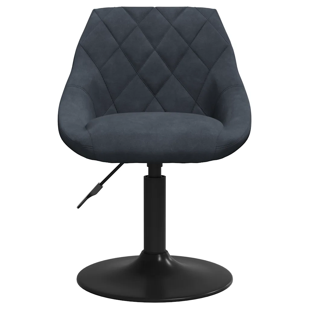 Sgabello da Bar Grigio Scuro in Velluto 335317