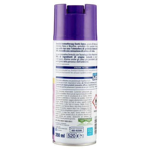 EMULSIO DEODORANTE SPRAY AROMATHERAPY EXOTIC SENSE FORMATO DA 350 ML