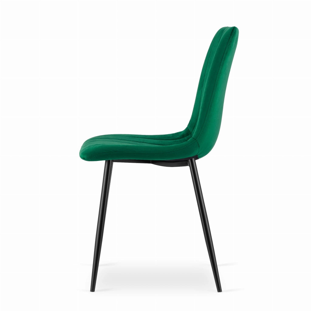 Sedia VALORA JEWA - Velluto verde scuro x 4