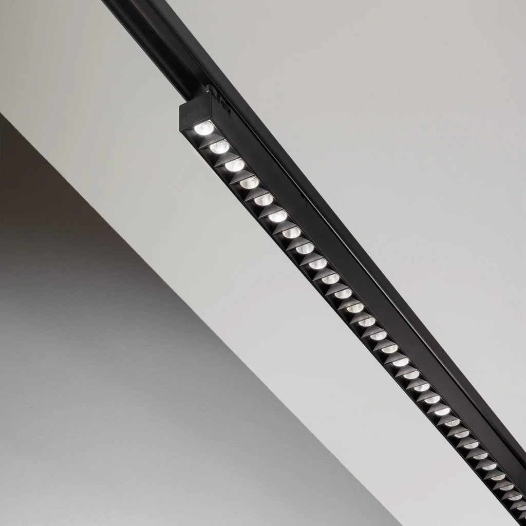 Faretto Binario Display Led 14W Luce Naturale Nero Ideal Lux
