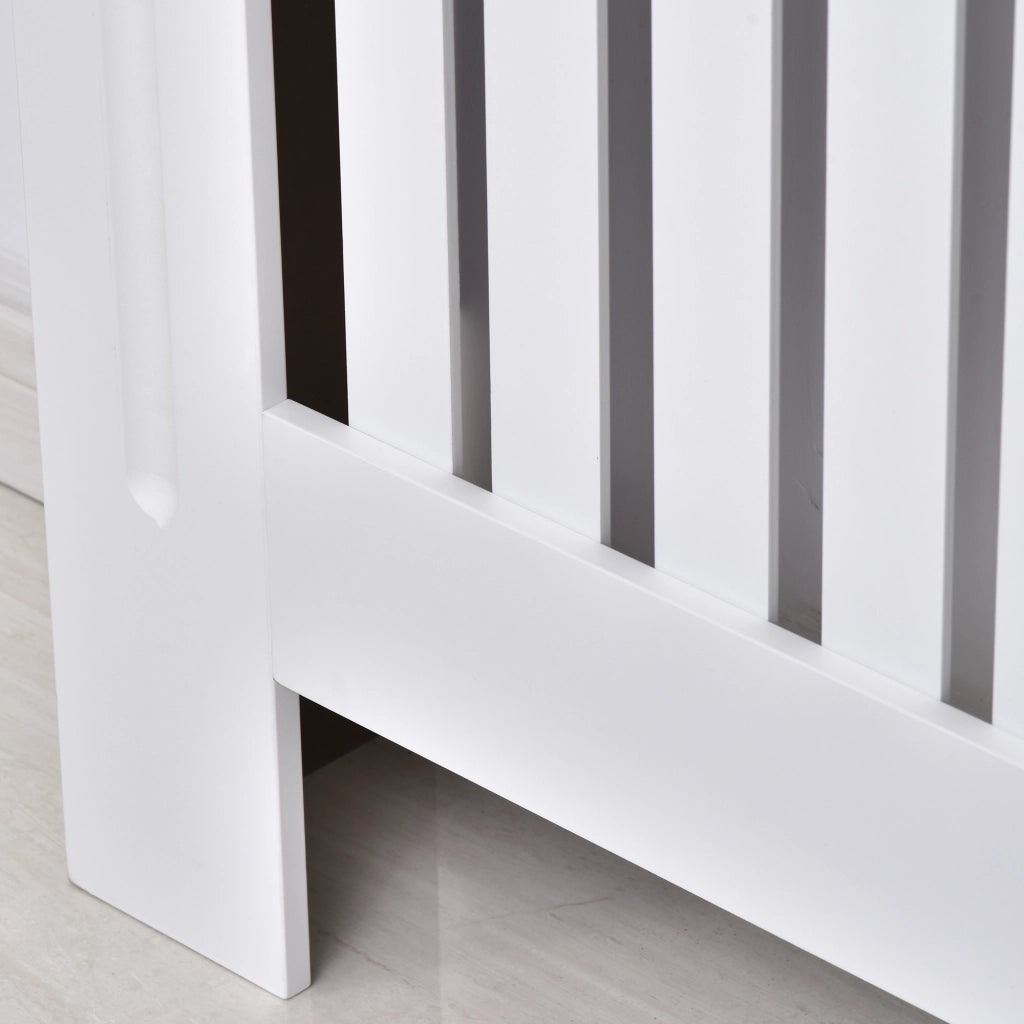 Copritermosifone in MDF ¨C Xylo ¨C Bianco, 112x19x81 cm