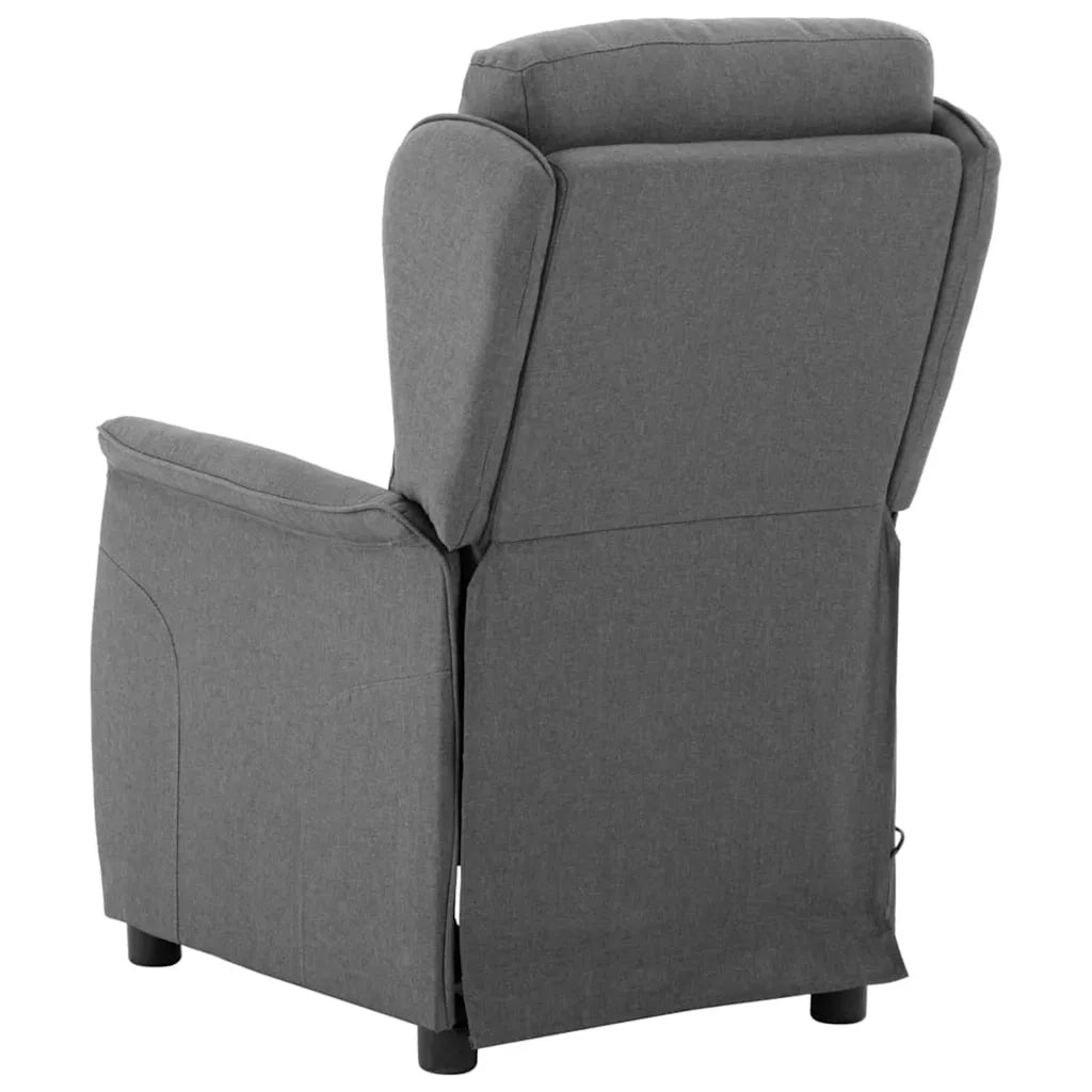 Sedia da massaggio Grigio chiaro 93.5 x 67.5 x 101.5 cm Tessuto 348349
