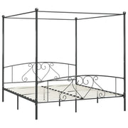 Giroletto Baldacchino senza Materasso 200x200 cm Metallo 284446
