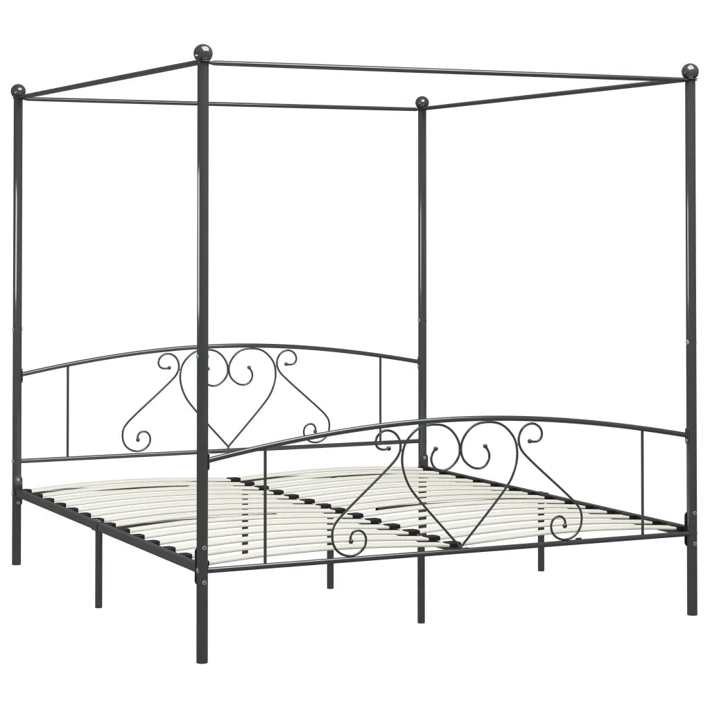 Giroletto Baldacchino senza Materasso 200x200 cm Metallo 284446
