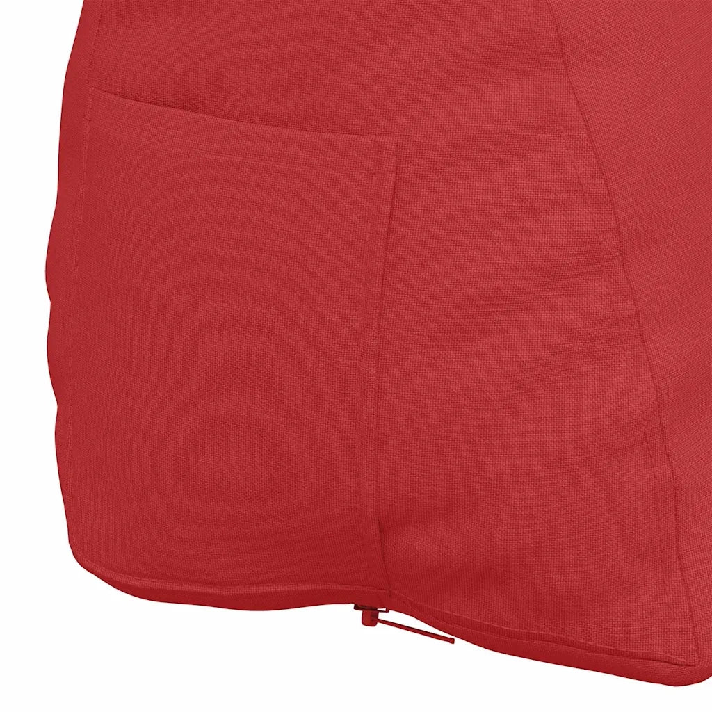 Cuscino per Schiena | Cuscino dorsale Rosso 45 x 20 x 35 cm Tessuto