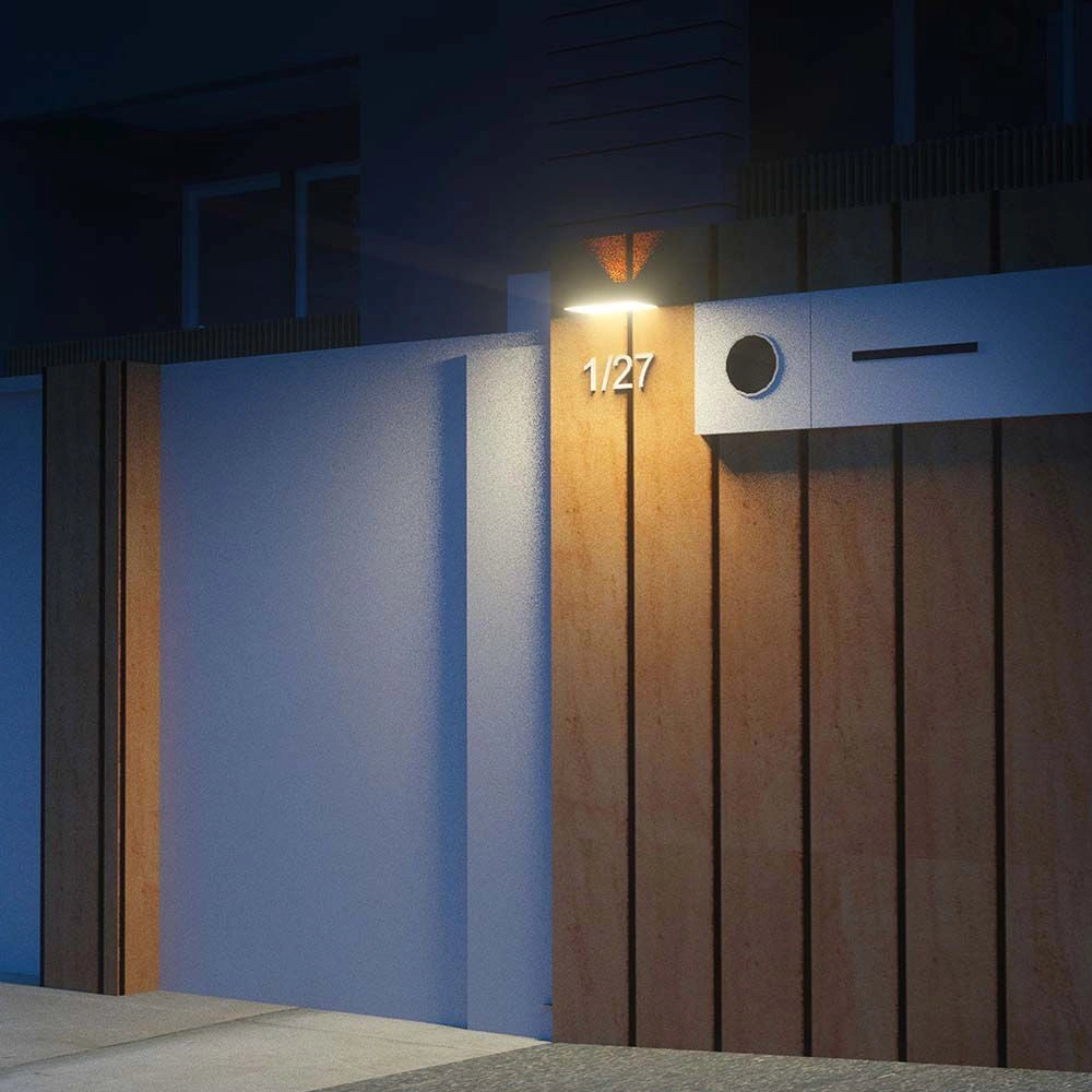 Applique solare esterno 3W CCT sensore IP65 V-TAC bianca