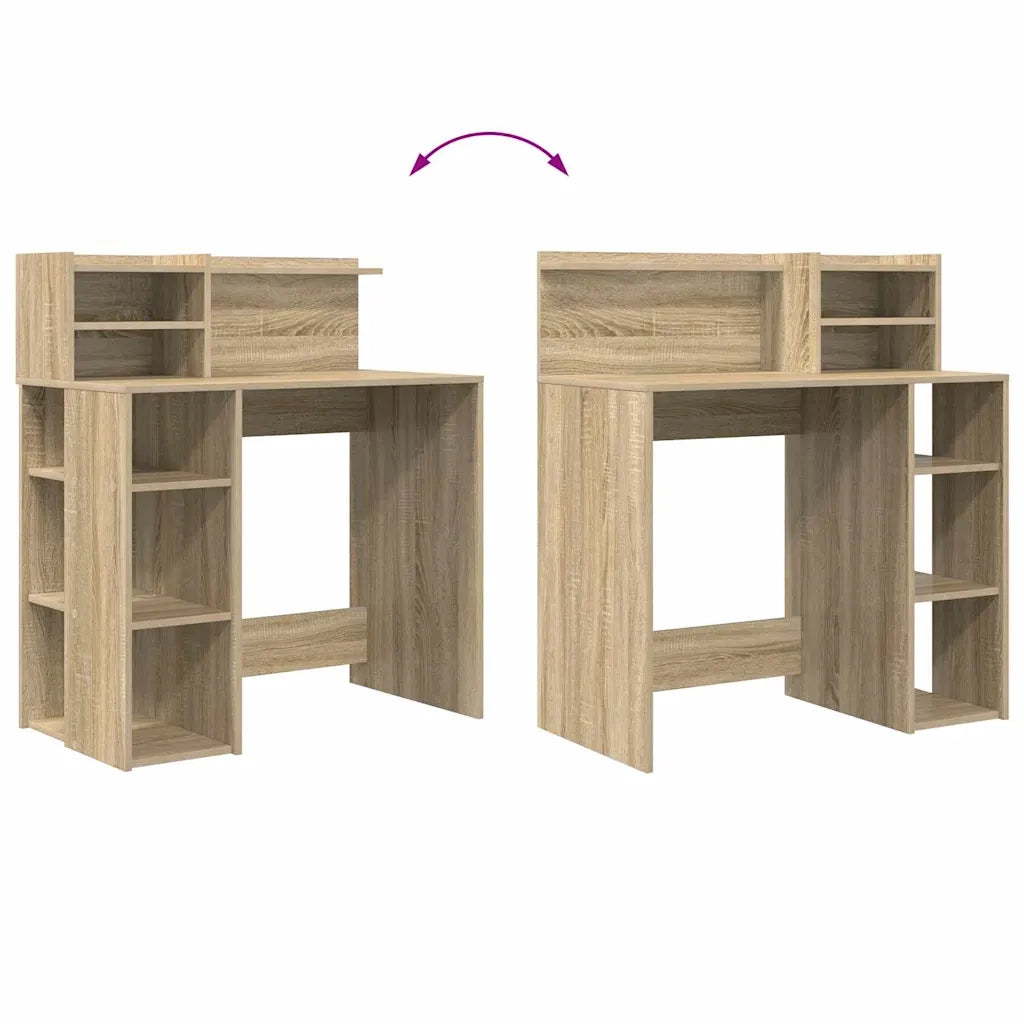 Scrivania Rovere Sonoma Legno ingegnerizzato 90 x 48 x 101,5 cm 869524