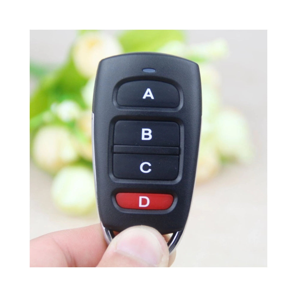 Trade Shop - Telecomando Cancello Duplicatore Codici Code Universale 4 Canali Frequenza 433 -