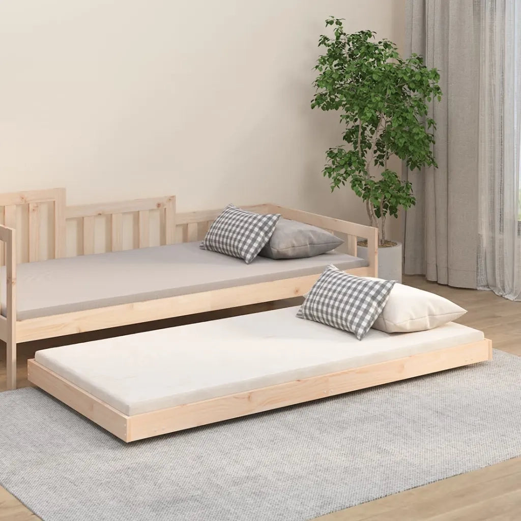 Letto senza Materasso 90x190 cm in Legno Massello di Pino 823504