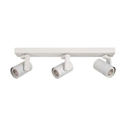 Faretto soffitto triplo orientabile bianco GU10 Italux