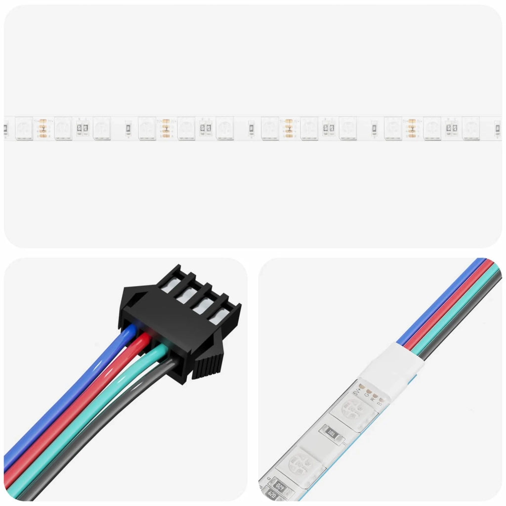 Striscia LED 12 pcs Nero e trasparente 2300 mm Rame e plastica 3429121