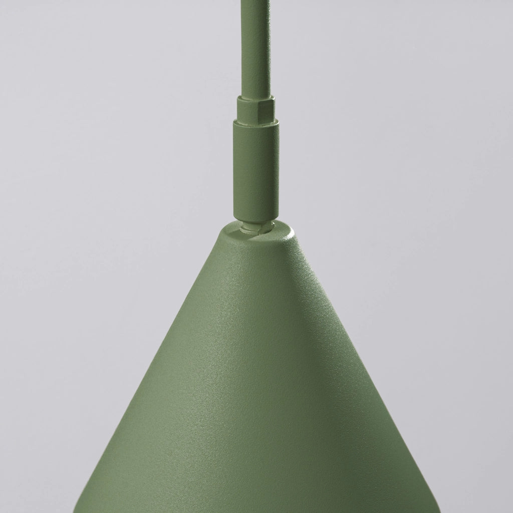 Lampada da parete NOX in acciaio verde oliva E14 LED 10W moderna luce d'accento