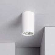 Applique lampada gesso bianco verniciabile da soffitto Ø 70 mm x l. 140 mm
