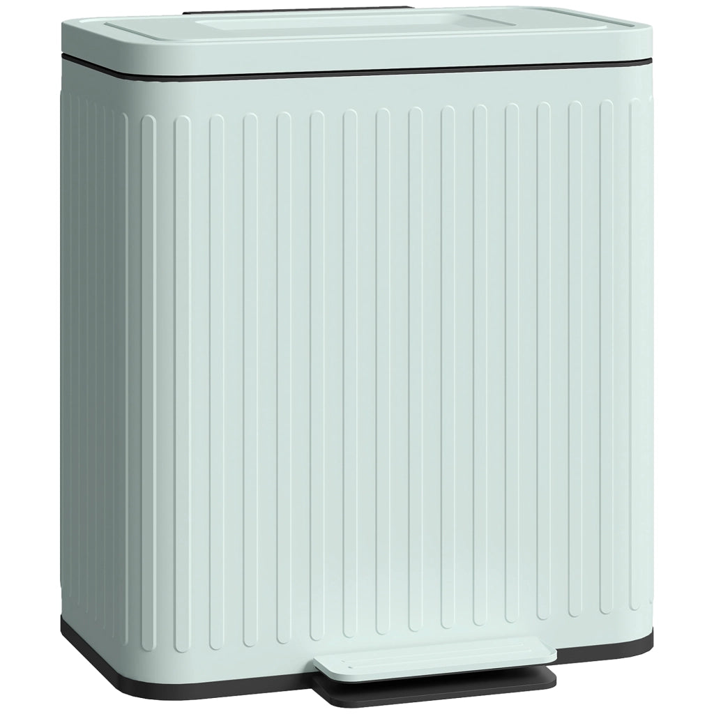 Cestino per la raccolta differenziata 2x20L ¨C Minimal ¨C Verde