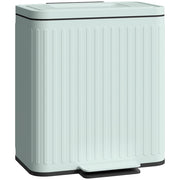 Cestino per la raccolta differenziata 2x20L ¨C Minimal ¨C Verde