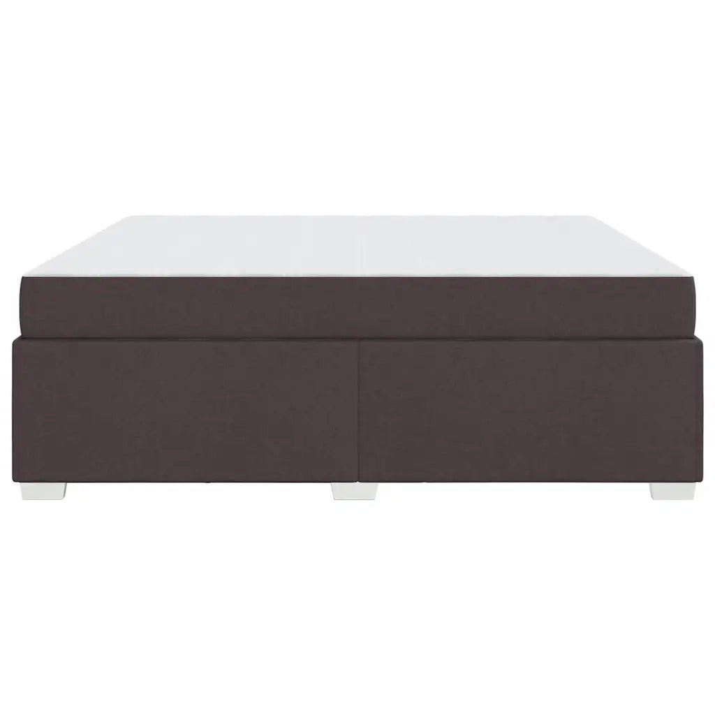 Struttura del letto Marrone Scuro 180 x 200 cm Tessuto
