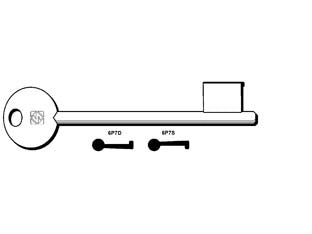 CHIAVI PATENT PASSEPARTOUT CORNI, BONAITI, GB- - 6P7S - 5 pezzi SILCA