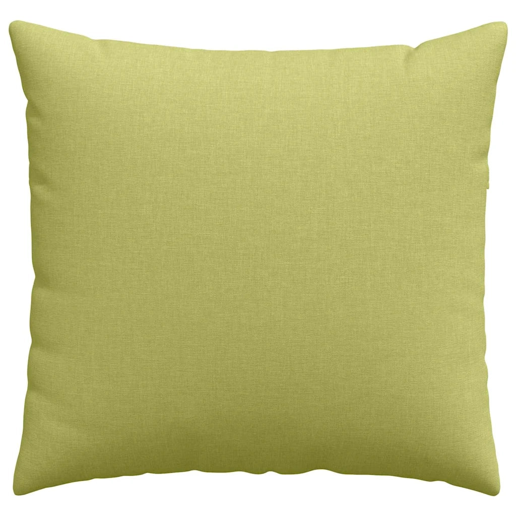 Cuscini da Divano 2 pz | Cuscini per sedie Verde chiaro 50 x 50 cm Tessuto