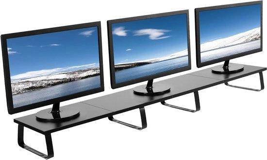 Stand per Monitor Ergonomico per più Schermi - Elevatore per Computer e TV