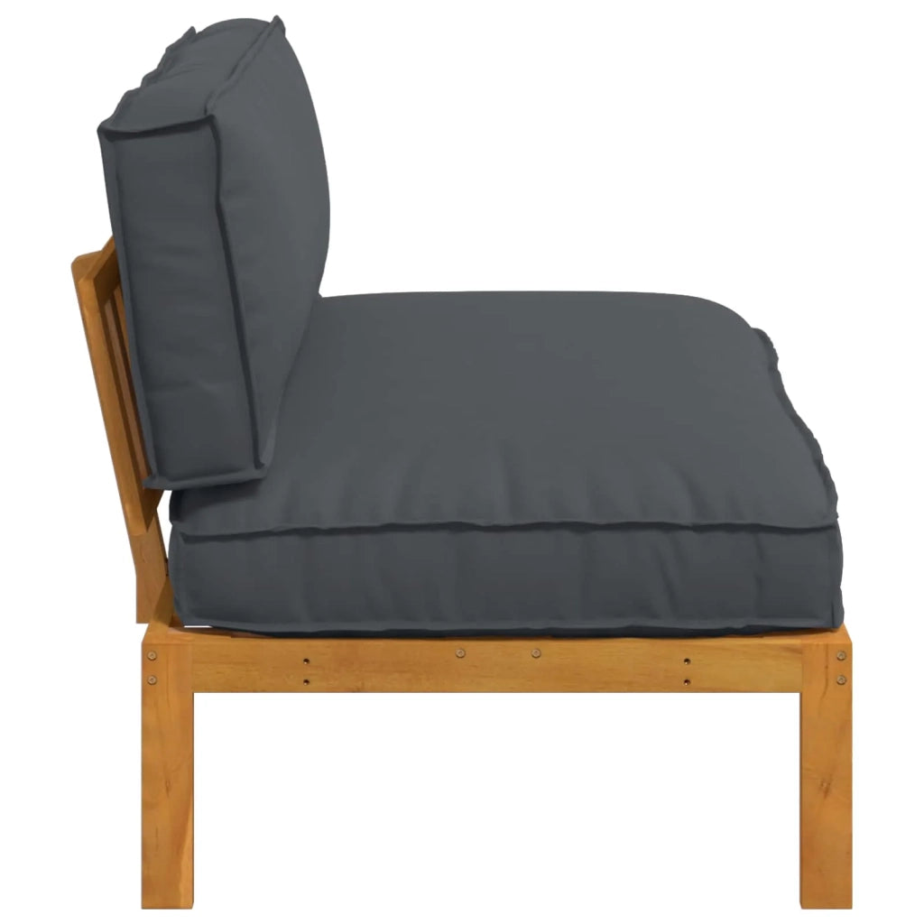 Set di divani con cuscino Antracite 120 x 92 x 69 cm 3418196
