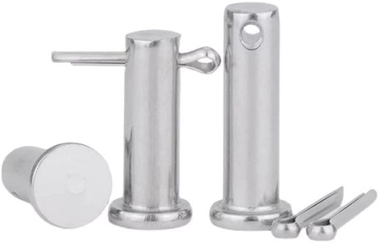 Vorpalanci in acciaio inossidabile - Vorpalanci a pinza - Spine - Componenti di fissaggio - Resistente alla corrosione - M14x100mm (1 pezzo) - Clevispen