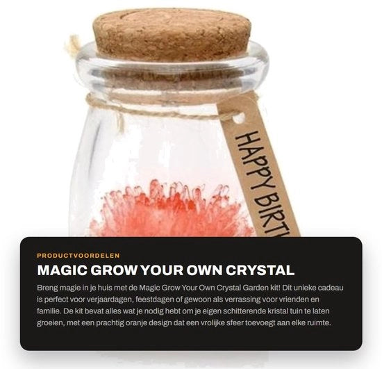 Kit di crescita per cristalli LED per decorazione indoor 

Modello: Crystal Garden Wish Flower
Codice: 
Specifica tecnica: LED