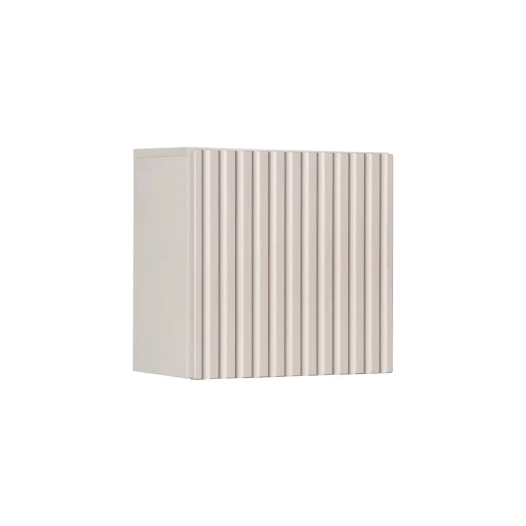 Mobile da bagno VANO - 1 porta - Marrone congo - L30 × P30 × H18 cm - Da appendere