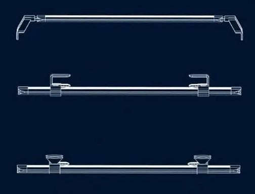 SunSun ADK-500 - plafoniera LED slim 12w ad alta efficienza per acquari da 50 a 58cm