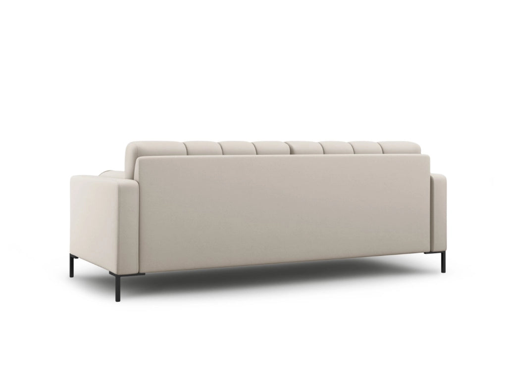 Cosmopolitan Design - Divano "Bali" 4 posti in tessuto strutturato beige 