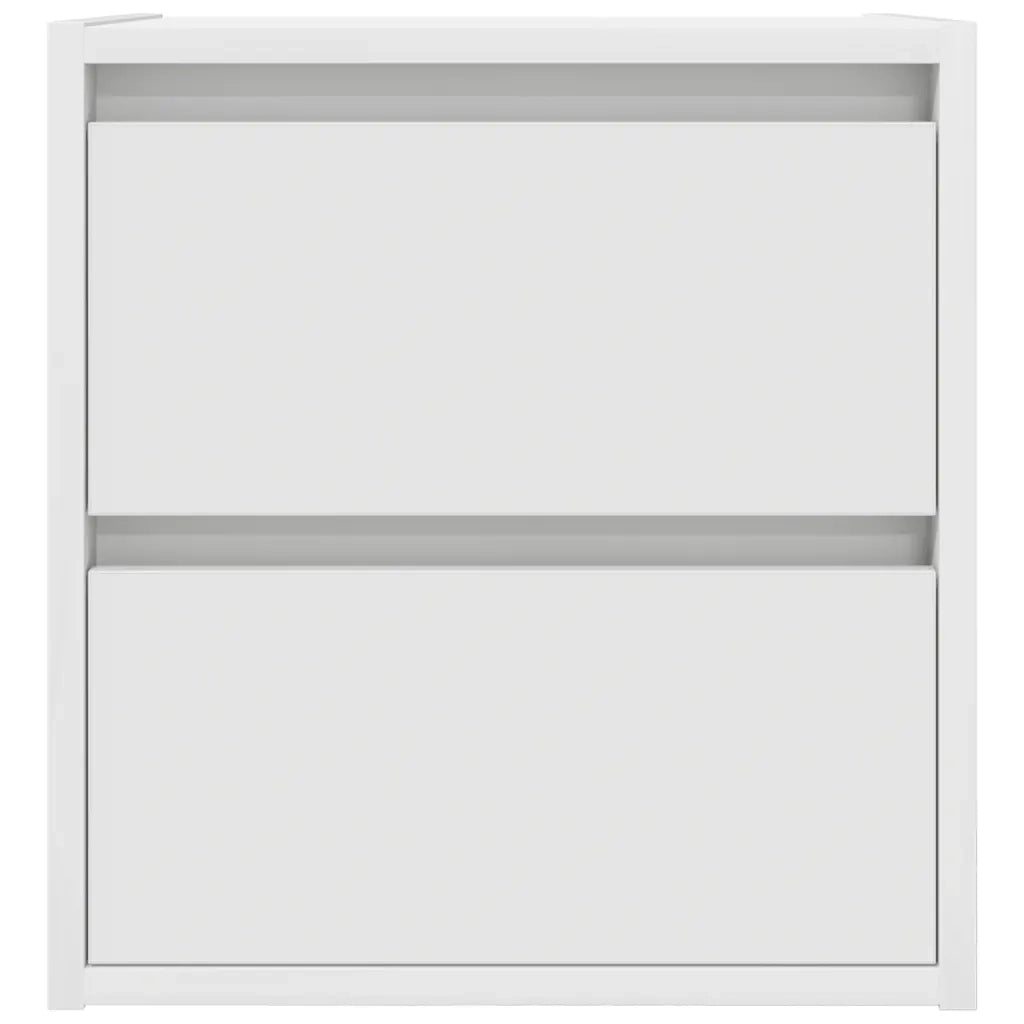 Comodino a Muro Bianco 38x34x40 cm 861247