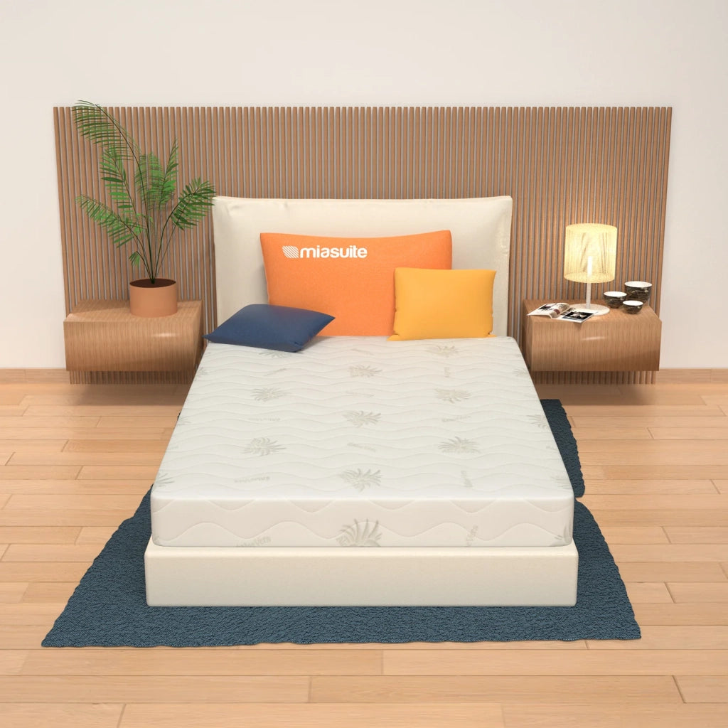 Materasso 120x200, alto 17 cm - Una piazza e mezza, Memory, Sfoderabile, in Aloe Vera | Baldo