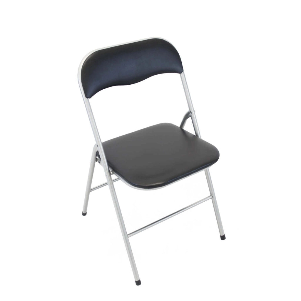 Sedia Pieghevole Salvaspazio in Acciaio PVC cm 44x45x79 - SLIM