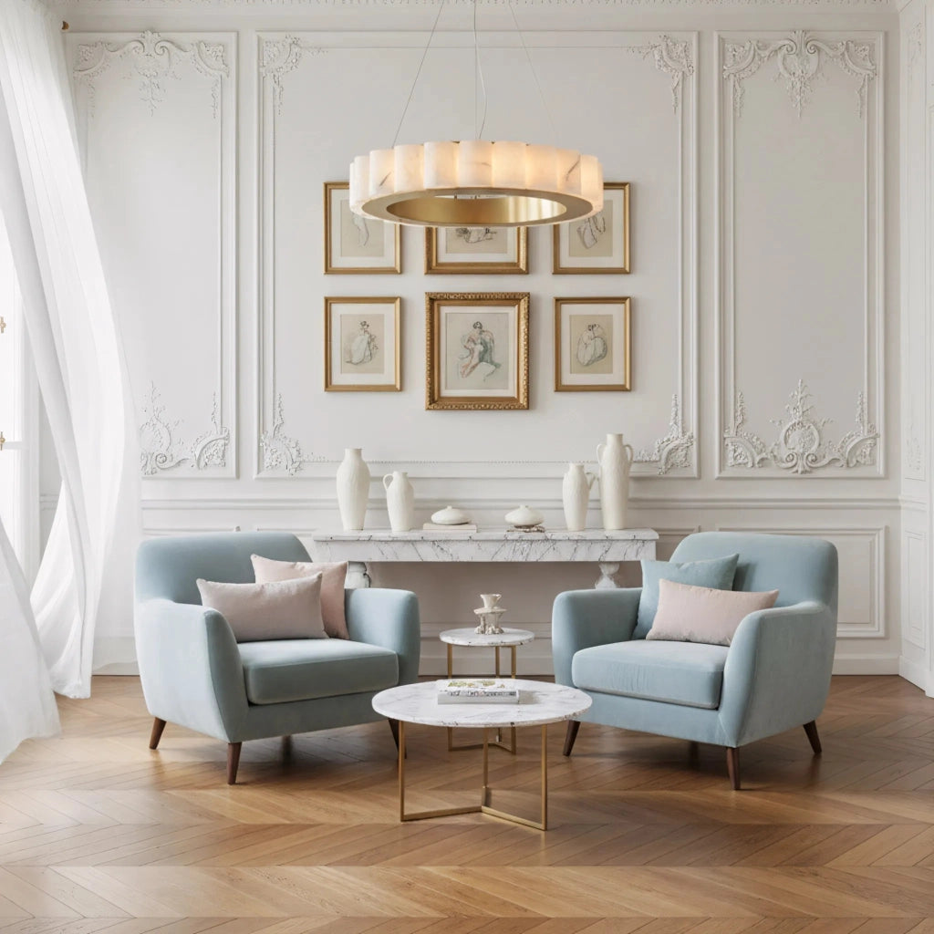 Lampada Da Soffitto App1801-cp 50 Cm Brush Gold